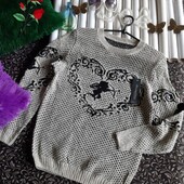 Новый свитер перфорация /Амур Турция
