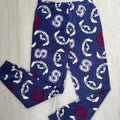 Stitch.флісові піжамні штани Disney з принтом Стіча для дівчинки 116(5-6 років)