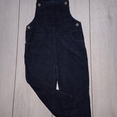 Вельветовий комбінезон Primark, з кишенями, 1,5-2р / 92см