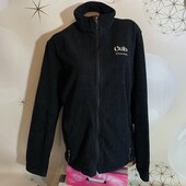 Мужская флисовая кофта на молнии размер м