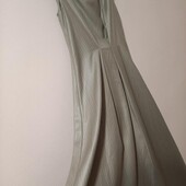 Сіра сукня максі прінт смужка р. S-M