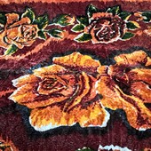 Яскраве плюшеве покривало, розмір : 136×206