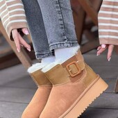 Жіночі зимові замшеві натуральні угги, уггі