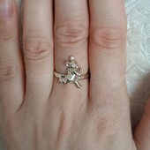 Срібна каблучка Міккі Маус