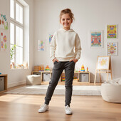 Штани утепленні для дівчинки з карманами