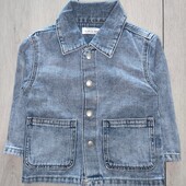 Джинсова куртка Primark, на кнопках, 12-18М / 86см