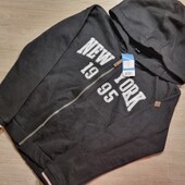 Пэппертс! Утепленная кофта для девочки, кофта на змейке с капюшоном! 158/164! Лот 1