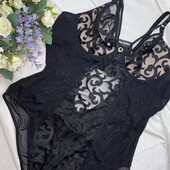 Мереживне боді на пишні форми 100D( розмір EU)