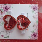 Сердечка заколки