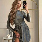 тонкий трикотаж з люрексом