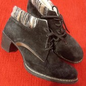 Черевики замшеві, утеплені Rieker