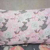 Дитяча наволочка 40х60 см на блискавці. 100% бавовна.