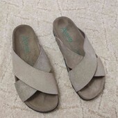 Замшевые шлепанцы тапки босоножки  ортопедические 38 размера