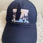 Кепка бейсболка чоловіча темно синя бавовна