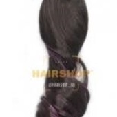 Хвост на ленте Dark Chokolate+Pink 50 см