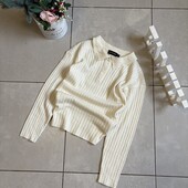 ❄️ Кремовий светр в широкий рубчик