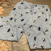 Мужские флисовые пижамные штаны размер 2ХЛ, состояние хорошее