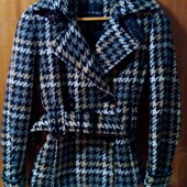 Бренд. Zara напівшерстяне півпальто в гусячу лапку роз.S (євр.) Відмін. стан. Багато різних лотів