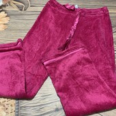 Плюшевые пижамные штаны размер м