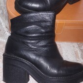 Зимові шкіряні черевики! Р. 38