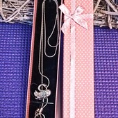 подвеска с цепочкой в подарочной упаковке