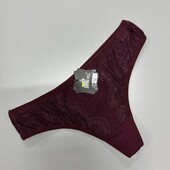 828. Стрінги бавовна і мереживо 3xl