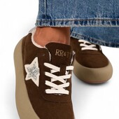 Зима. Кросівки шоколад хутро 23,5