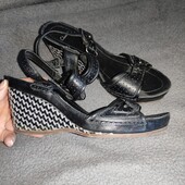 Clarks uk4 37p 24см на 23.5 натуральна шкіра