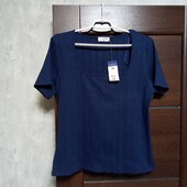 Новая брендовая коттоновая футболка-блуза р.18.