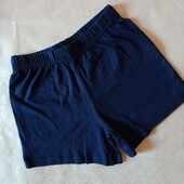 Легкі дитячі шорти темно-синього кольору 3-4, 5-6, 7-8 років. Детские шорты 7715