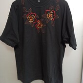 Футболка трикотаж с вышивкой