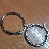 Маленькі сережки 10 мм нержавіюча сталь.