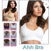 Безшовний бюстгальтер Ahh Bra білий, розмір XL, 2xl, 3xl