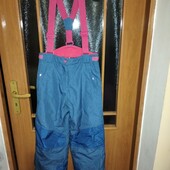 Теплий напів комбінезон для дівчинки 9-11 років.