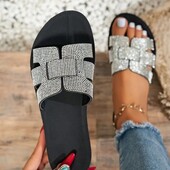 Шлепки стразы