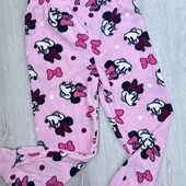 Disney.Minnie Mouse .Теплі піжамні флісові штани 116 см (5-6 років)