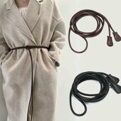 Довгий 220 см пояс, пасок шнурок, мотузка, веревка, гладкий