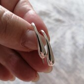 Оригинальные серьги, стерлинговое серебро