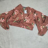 Primark uk20 блуза сатінова