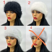 Женская шапка ушанка ангора разные цвета новинки сезона