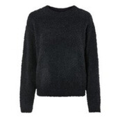 Жіночий плюшевий пуловер esmara® (XS 32\34), чорний)