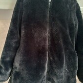 Єко шубка у чорному кольорі р.хс