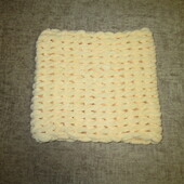 Теплый снуд/нежный персик