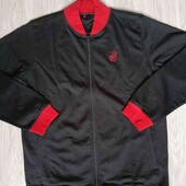спортивная новая кофта на молнии ткань двунитка цвет черный размер XL