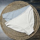 Арт.1574 трусики сліпи жіночі в рубчик 2шт h&m розмір S.