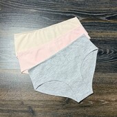 Арт.1567 трусики жіночі хіпстери бавовняні 3шт h&m розмір S.