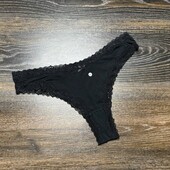 Арт.1565 трусики жіночі бразиліани чорні h&m розмір L.