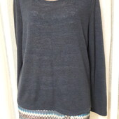 Розпродаж! Комбінована блузка з оригінальною спинкою