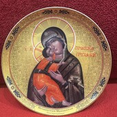 Тарелка -пано с иконой 19*19