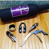 Набор для вина Wine bottle из 5 предметов | Сувенірний набір для вина